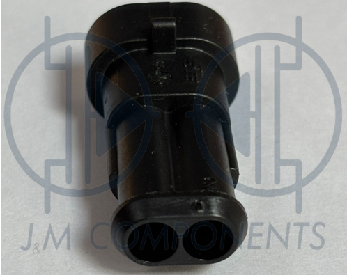 CONECTOR 2 VIAS MACHO CALAVERA